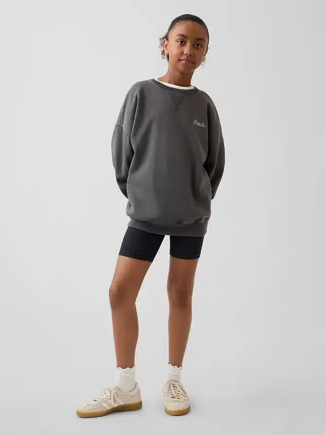 GAP × Disney Çocuk Vintagesoft Oversized Sweatshirt