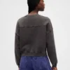 GAP × Disney Tim Burton'ın Noel Öncesi Kabusu Ağır Katlı Kurukafa Sweatshirt