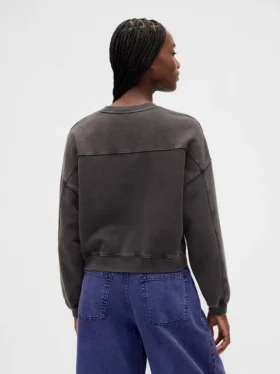 GAP × Disney Tim Burton’ın Noel Öncesi Kabusu Ağır Katlı Kurukafa Sweatshirt