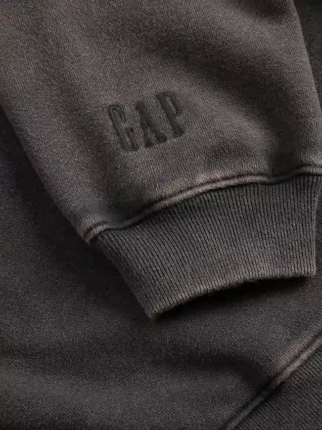 GAP × Disney Tim Burton'ın Noel Öncesi Kabusu Ağır Katlı Kurukafa Sweatshirt