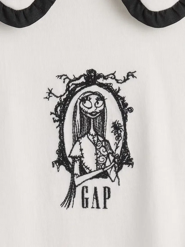 GAP × Disney Tim Burton'ın Noel Öncesi Kabusu Bebek & Yürümeye Başlayan Çocuklar İçin Denizci Üst Giyim