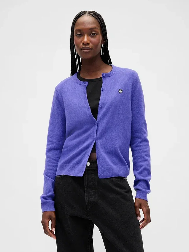 GAP × Disney Tim Burton'ın Noel Öncesi Kabusu CashSoft Kafatası Hırka
