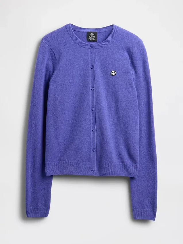 GAP × Disney Tim Burton'ın Noel Öncesi Kabusu CashSoft Kafatası Hırka