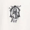 GAP × Disney Tim Burton'ın "The Nightmare Before Christmas" Modern Dar Kesim Tişört