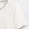 GAP × Disney Tim Burton'ın "The Nightmare Before Christmas" Modern Dar Kesim Tişört