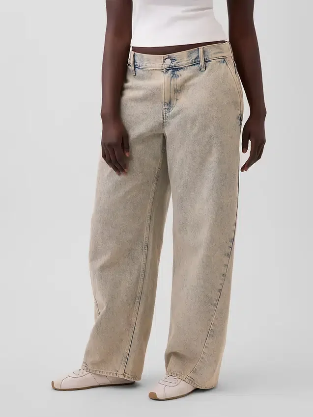 Gap × Hfr Düşük Bel Bol Barrel Jean'ler, Nicole Benefield Portfolio