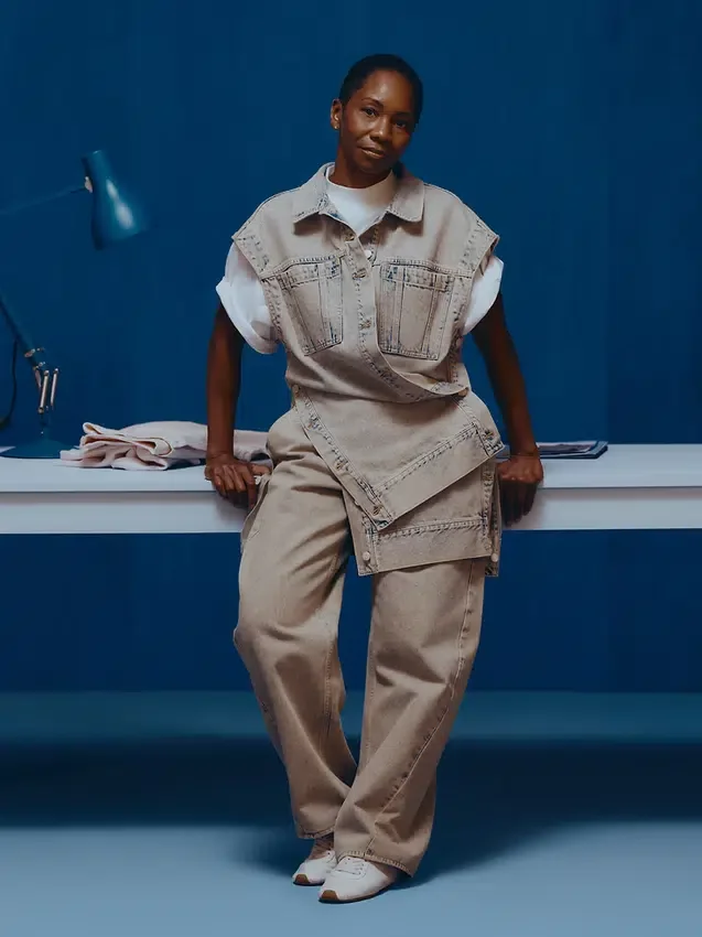 Gap × Hfr Düşük Bel Bol Barrel Jean'ler, Nicole Benefield Portfolio