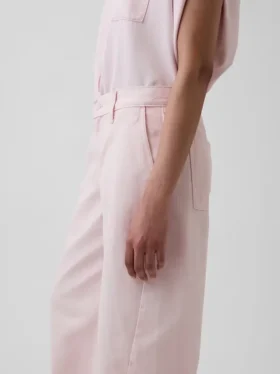 GAP × Hfr Düşük Bel Pembe Bol Barrel Jean’ler, Nicole Benefield Koleksiyonu
