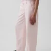 GAP × Hfr Düşük Bel Pembe Bol Barrel Jean'ler, Nicole Benefield Koleksiyonu