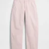 GAP × Hfr Düşük Bel Pembe Bol Barrel Jean'ler, Nicole Benefield Koleksiyonu