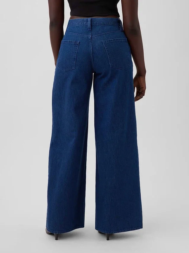 Gap × Hfr Low Slung Floral Extra Baggy Jean'ler by Atelier Ndigo