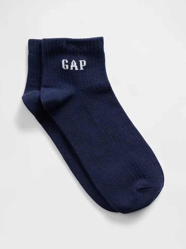 Gap Logo Çeyrek Boy Çoraplar