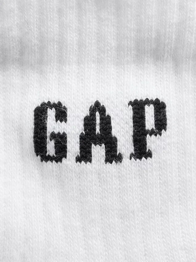 Gap Logo Çeyrek Boy Çoraplar