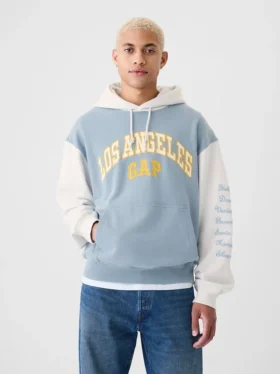 GAP Los Angeles Şehir Logolu Kapüşonlu Sweatshirt