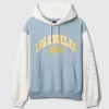 GAP Los Angeles Şehir Logolu Kapüşonlu Sweatshirt