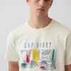 Gap Sport Kalın Dokulu Grafik Tişört