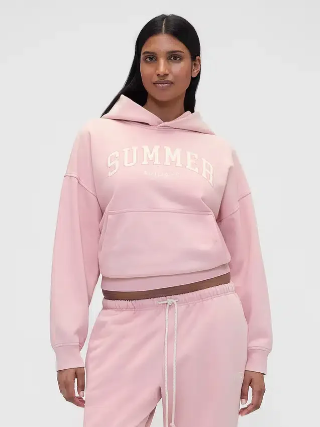 Gap × Summer Fridays Ağır Dokuma Oversized Logolu Kapüşonlu Sweatshirt