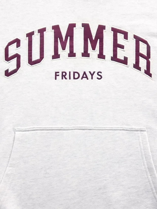 Gap × Summer Fridays Ağır Dokuma Oversized Logolu Kapüşonlu Sweatshirt