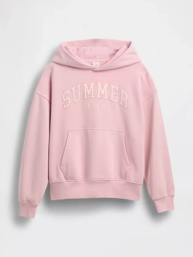 Gap × Summer Fridays Ağır Dokuma Oversized Logolu Kapüşonlu Sweatshirt