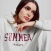Gap × Summer Fridays Ağır Dokuma Oversized Logolu Kapüşonlu Sweatshirt