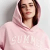 Gap × Summer Fridays Ağır Dokuma Oversized Logolu Kapüşonlu Sweatshirt