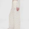 GAP × Summer Fridays Bol Kesim Flanel Noktalı Pijama Pantolonları