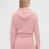 GAP × Summer Fridays CashSoft Waffle Kısa Kapüşonlu Sweatshirt