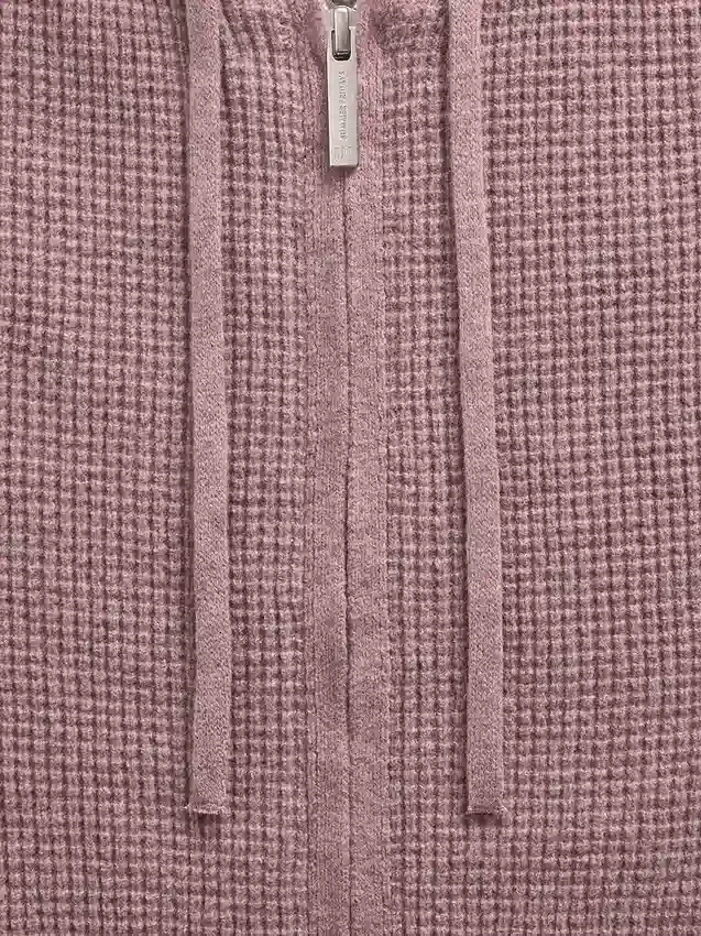 GAP × Summer Fridays CashSoft Waffle Kısa Kapüşonlu Sweatshirt