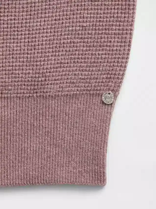 GAP × Summer Fridays CashSoft Waffle Kısa Kapüşonlu Sweatshirt
