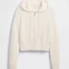 GAP × Summer Fridays CashSoft Waffle Kısa Kapüşonlu Sweatshirt
