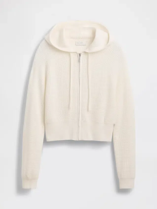 GAP × Summer Fridays CashSoft Waffle Kısa Kapüşonlu Sweatshirt