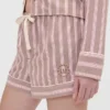 GAP × Summer Fridays Flanel Çizgili Pijama Şortları