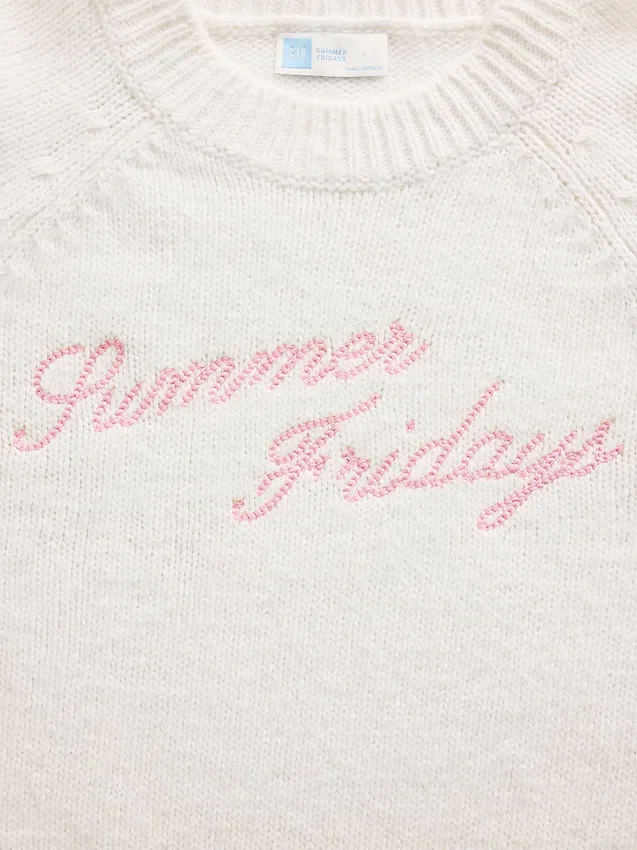 Gap × Summer Fridays Oversized Logo Kazak