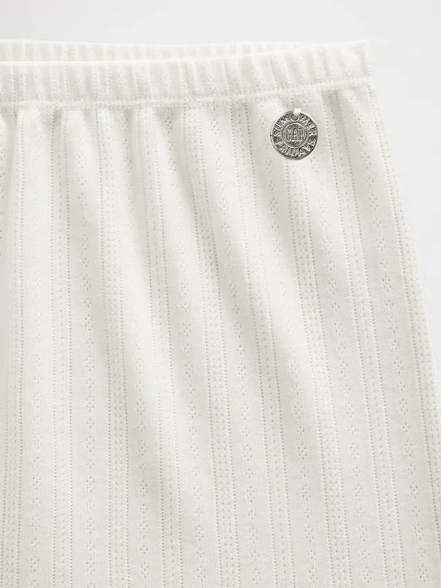GAP × Summer Fridays Pointelle Pijama Şortları