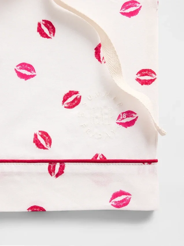 GAP × Summer Fridays Poplin Kiss Pijama Şortları