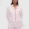 GAP × Summer Fridays Rahat Poplin Kiss Pijama Gömleği