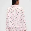GAP × Summer Fridays Rahat Poplin Kiss Pijama Gömleği