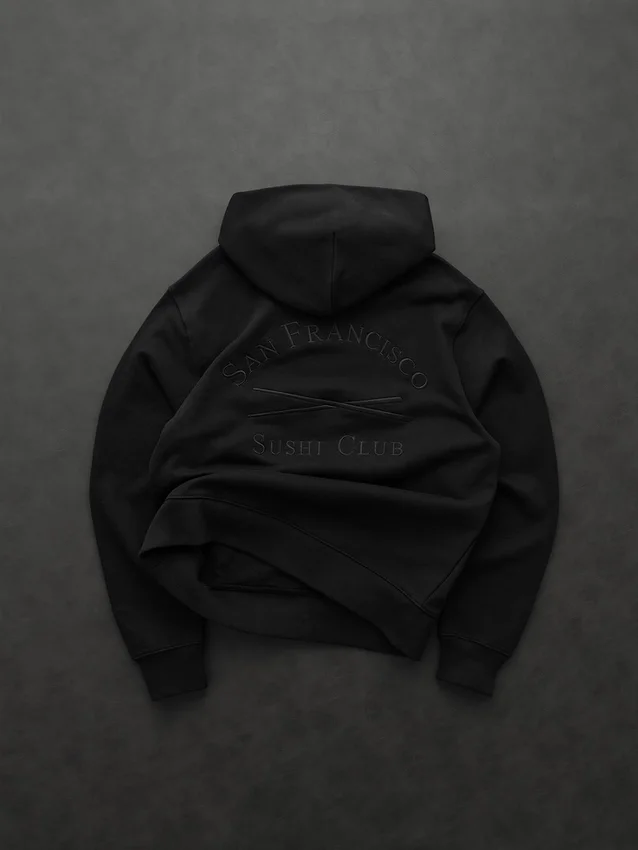 GAP × Sushi Club Kalın Logo Kapüşonlu Sweatshirt