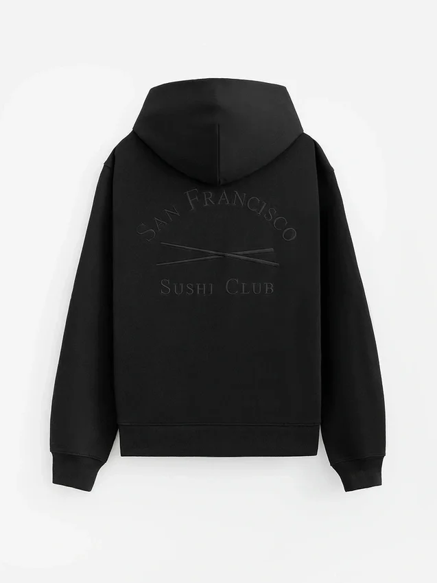 GAP × Sushi Club Kalın Logo Kapüşonlu Sweatshirt