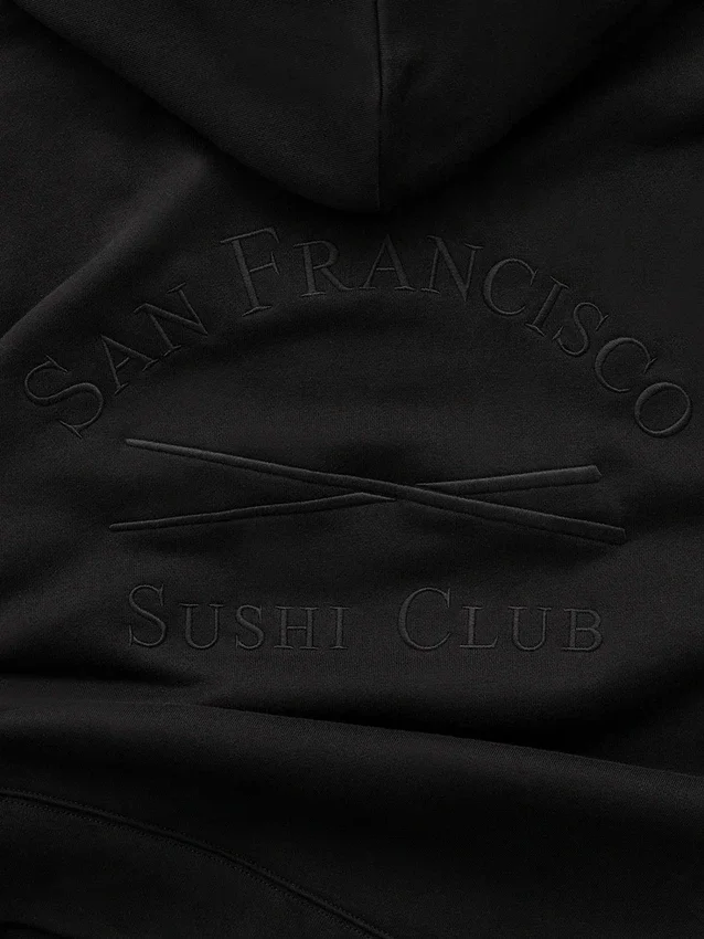 GAP × Sushi Club Kalın Logo Kapüşonlu Sweatshirt