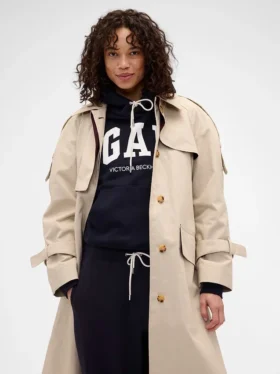 GAP × Victoria Beckham Ağır Fransız Teri Kapüşonlu Sweatshirt