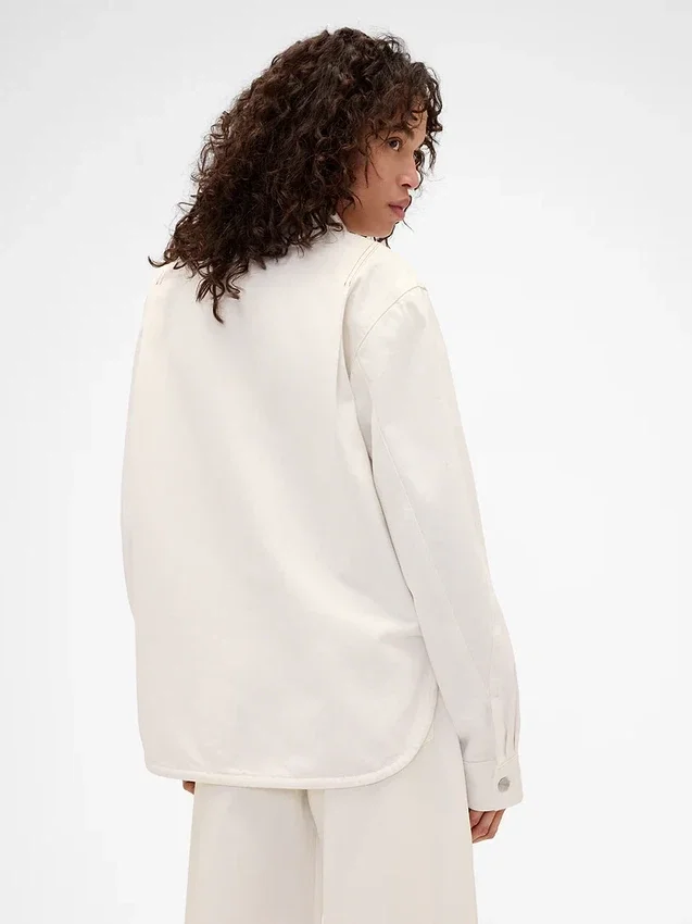Gap × Victoria Beckham Denim Fermuarlı Gömlek