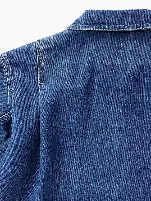 Gap × Victoria Beckham Denim Fermuarlı Gömlek