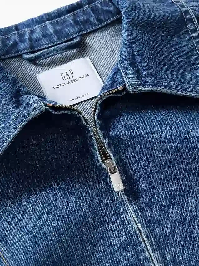 Gap × Victoria Beckham Denim Fermuarlı Gömlek
