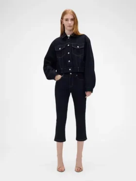 GAP × Victoria Beckham Düşük Bel Capri Jean'ler