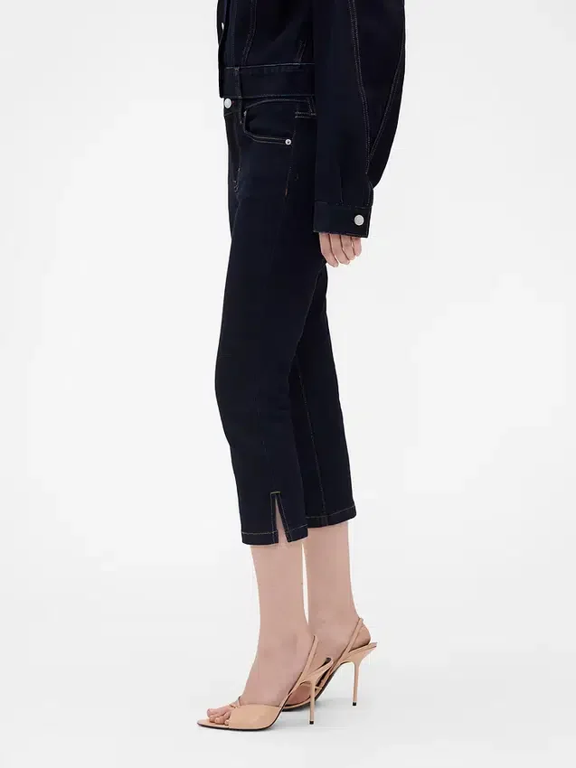 GAP × Victoria Beckham Düşük Bel Capri Jean'ler