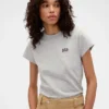 Gap × Victoria Beckham Organik Pamuklu Logolu Tişört