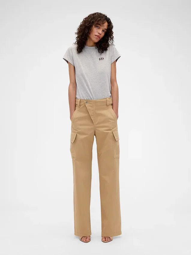 Gap × Victoria Beckham Organik Pamuklu Logolu Tişört