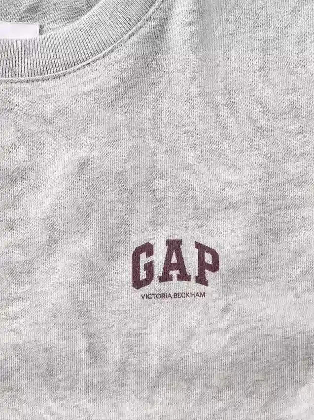 Gap × Victoria Beckham Organik Pamuklu Logolu Tişört