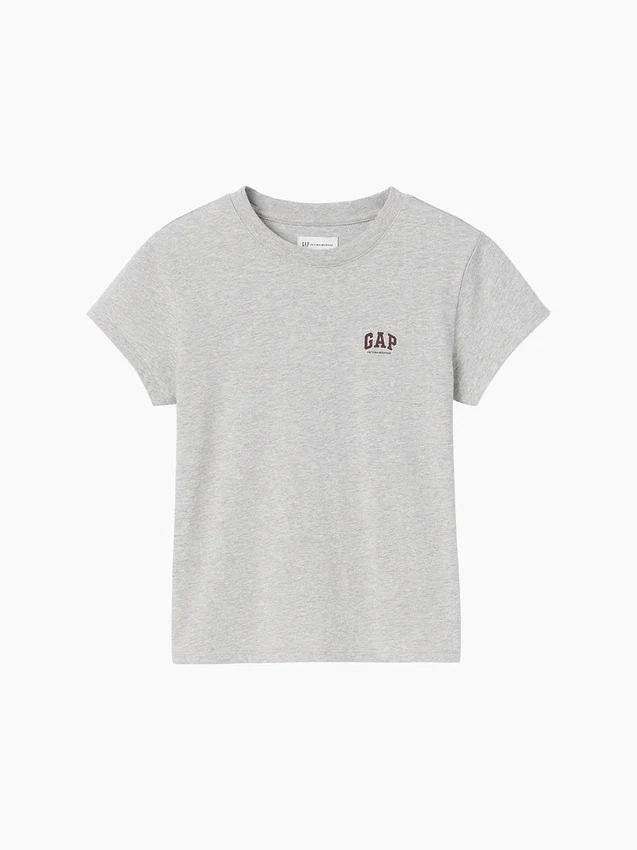 Gap × Victoria Beckham Organik Pamuklu Logolu Tişört